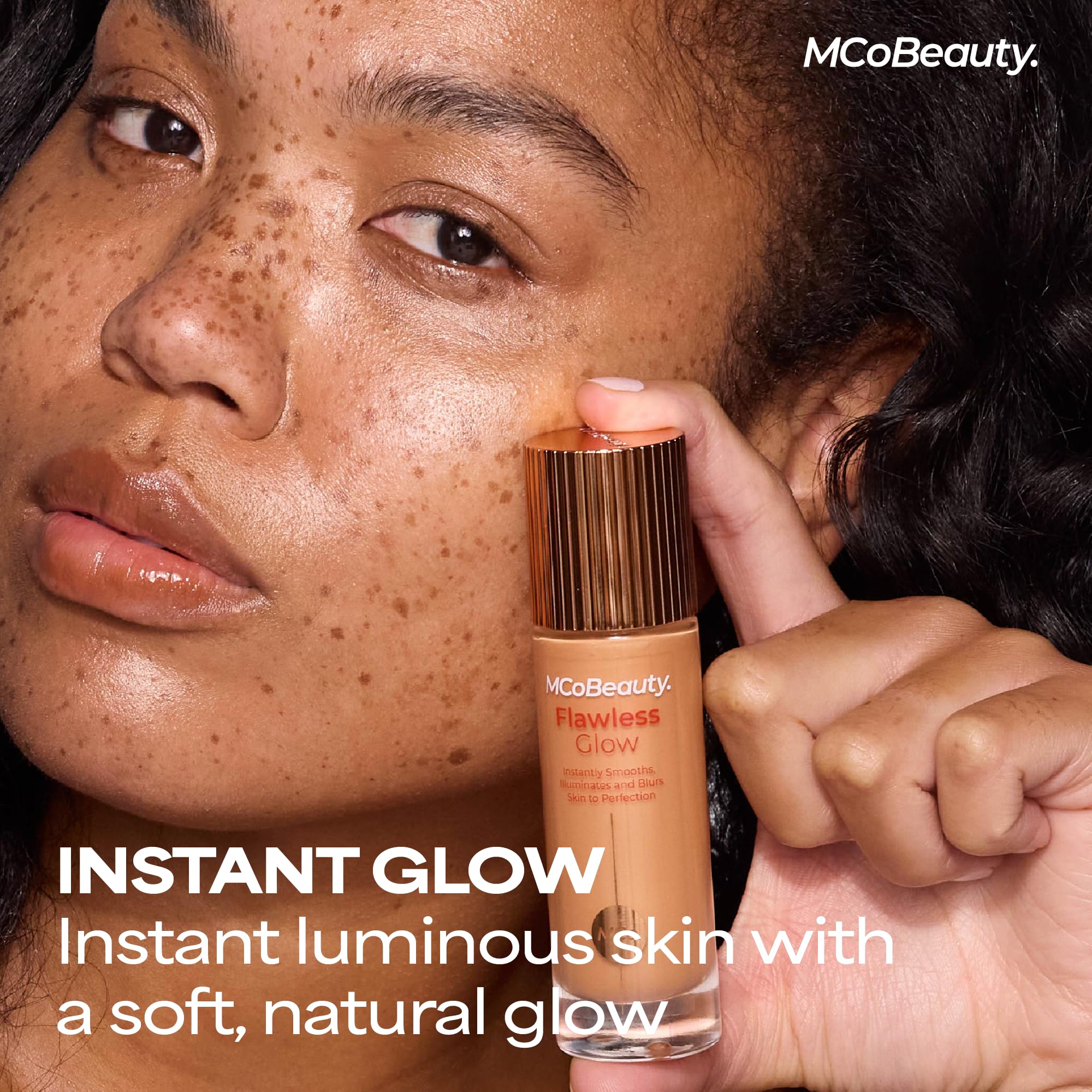 MCoBeauty Flawless Glow Luminous Skin Filter 7 Warm Honey - 4-in-1 Primer, Foundation Booster & Highlighter
