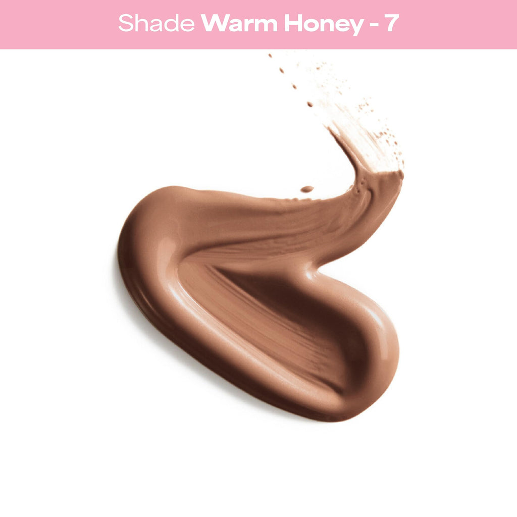 MCoBeauty Flawless Glow Luminous Skin Filter 7 Warm Honey - 4-in-1 Primer, Foundation Booster & Highlighter