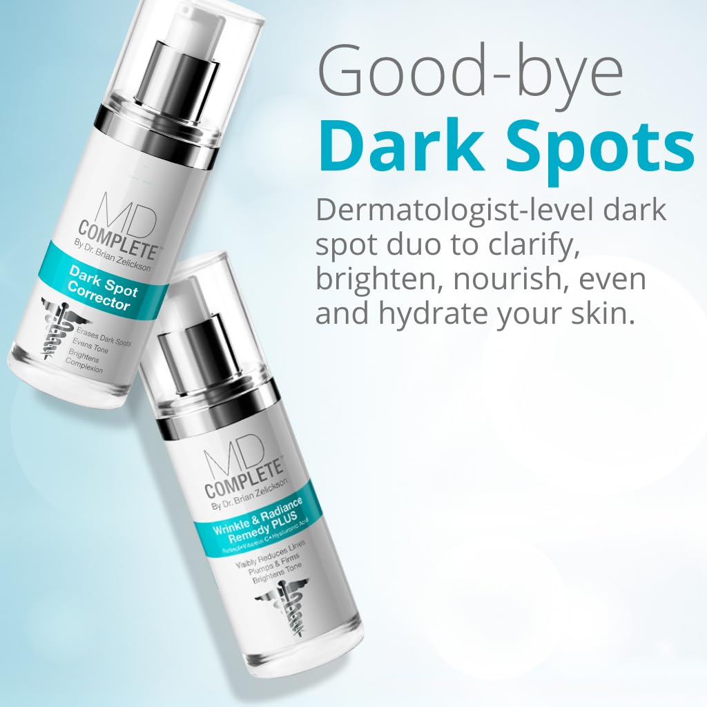 MD Complete Dark Spot Duo by Dr. Zelickson — Dark Spot Corrector + Wrinkle & Radiance Remedy (2 x 1 oz)