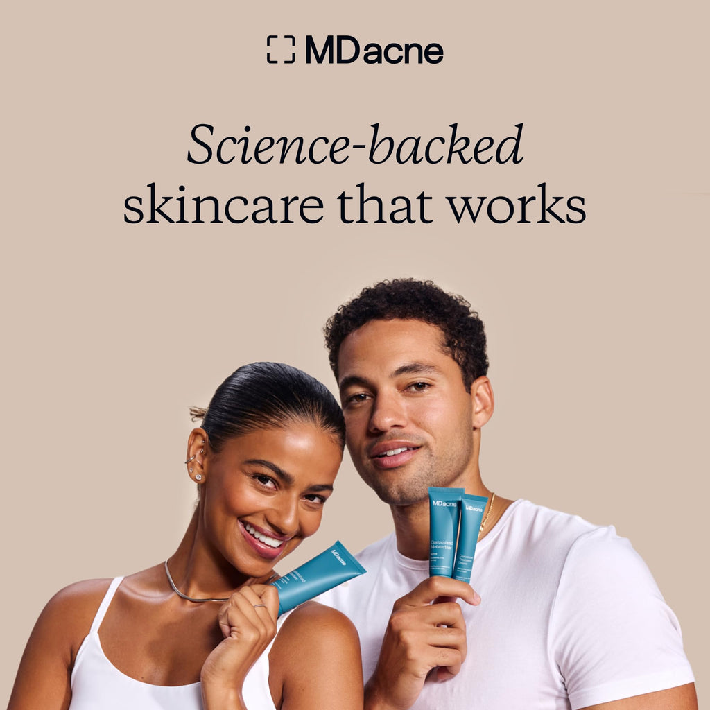 MDacne Shaving Cream for Acne-Prone Skin – 2-Pack, Soothing & Oil-Free