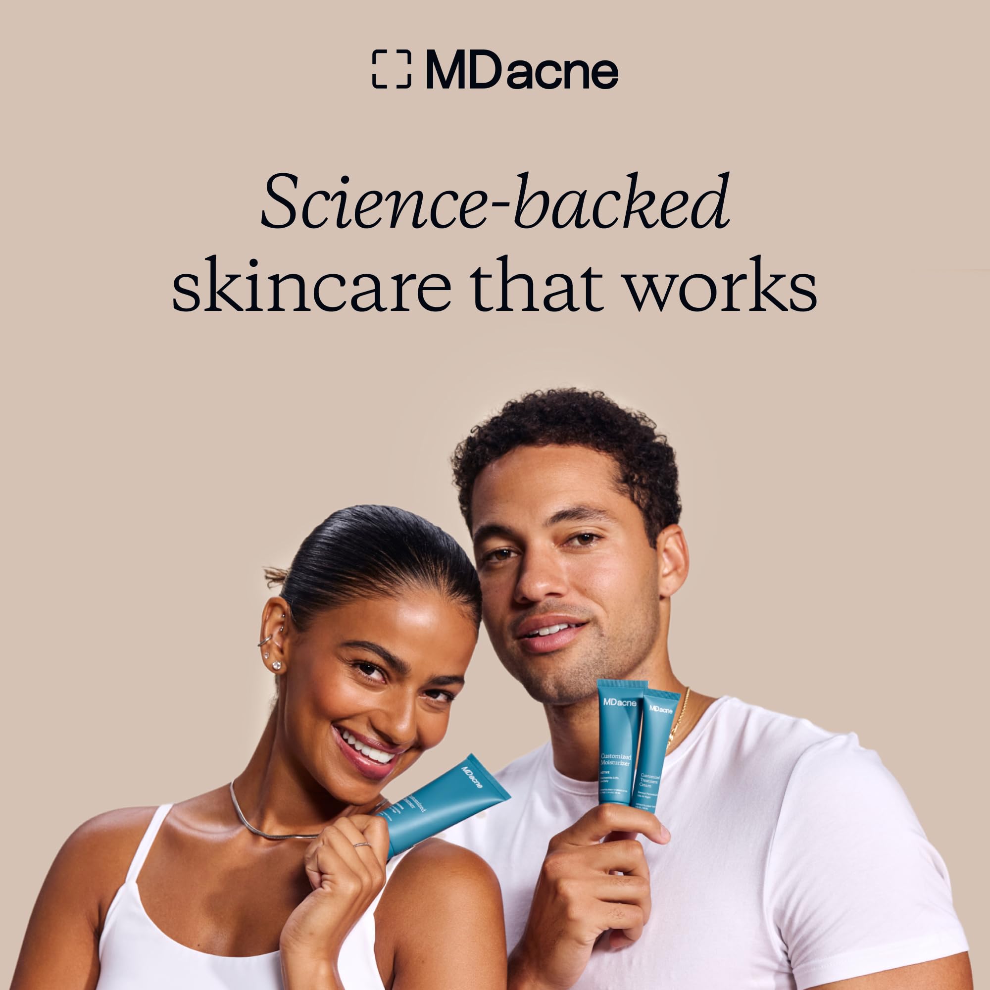 MDacne Shaving Cream for Acne-Prone Skin – 2-Pack, Soothing & Oil-Free