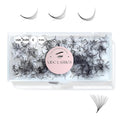 MDC LASHES 500 Premade Lash Fans — 5D-20D Volume Fans, 0.03-0.07 Thickness, C/CC/D Curls, 8-18 mm
