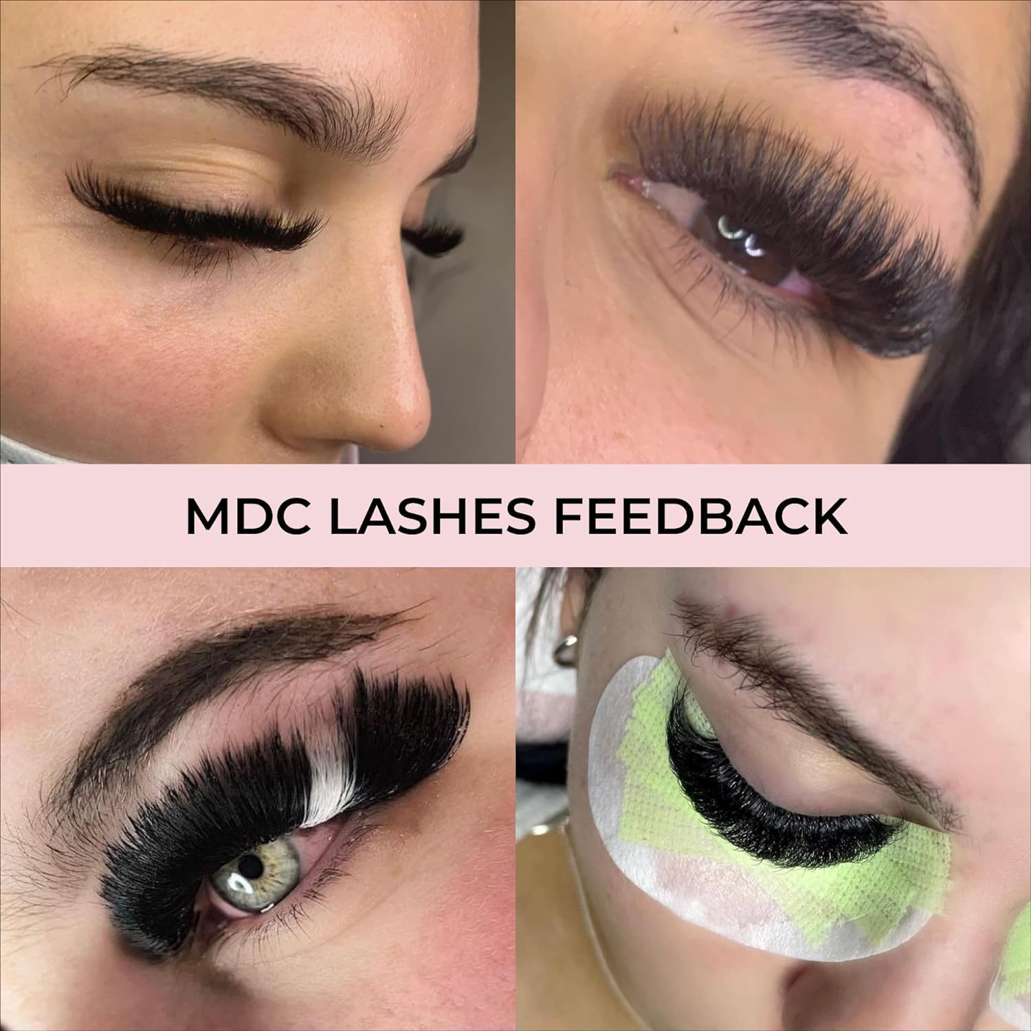 MDC Lashes Promade Fans 500 – 5D-16D Volume Lash Extensions, 8-16mm, C/CC/D Curl