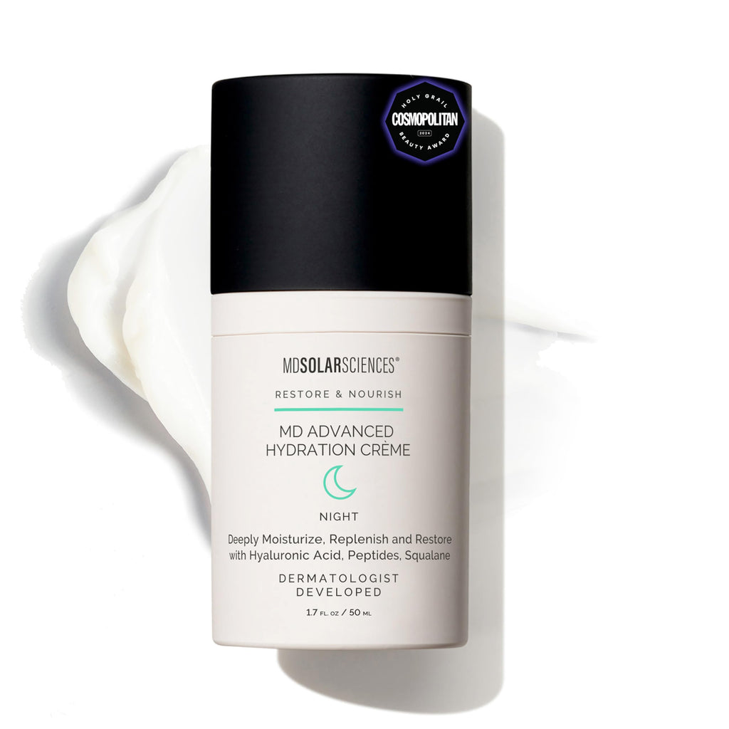 MDSolarSciences MD Advanced Hydration Crème | Night Cream with Hyaluronic Acid, Peptides & Ceramides