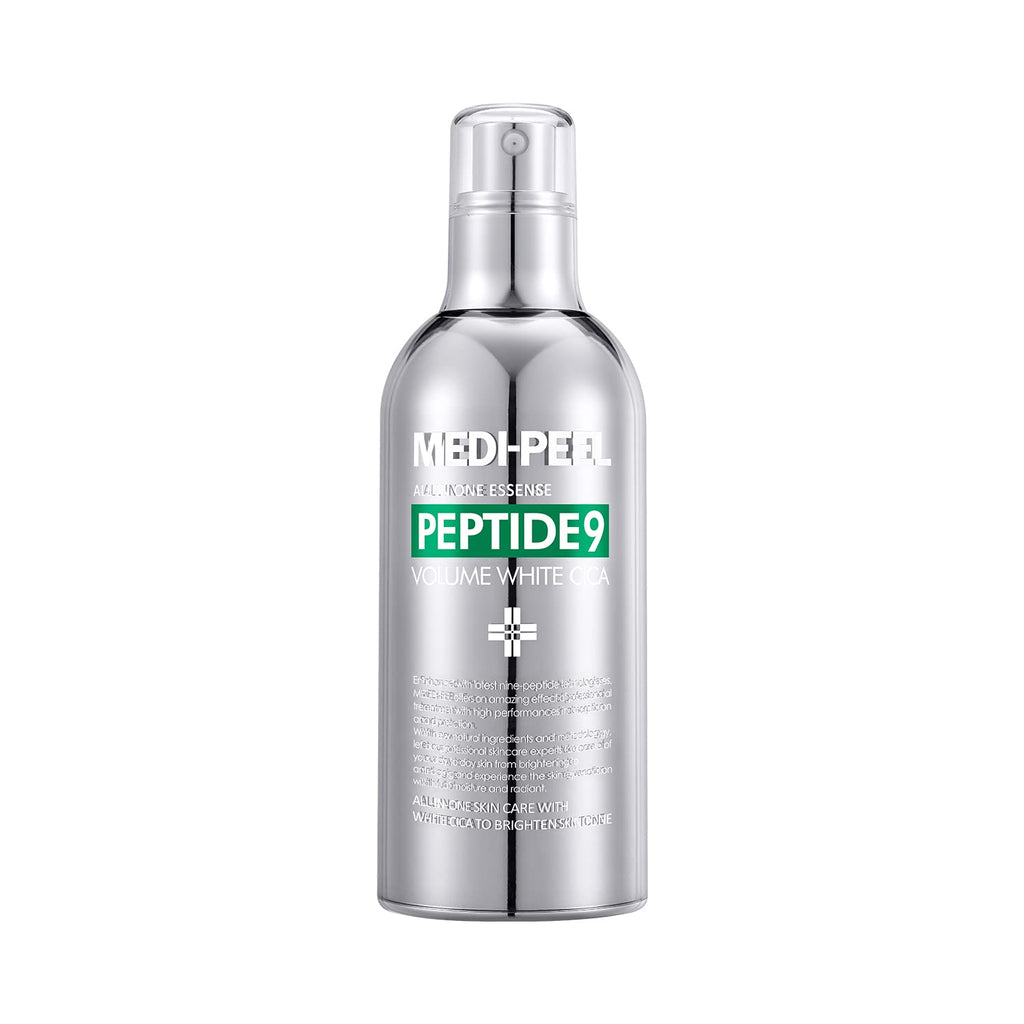 MEDI-PEEL Peptide 9 Volume White Cica Essence – Bubble Texture Brightening Serum for All Skin Types | Korean Skincare