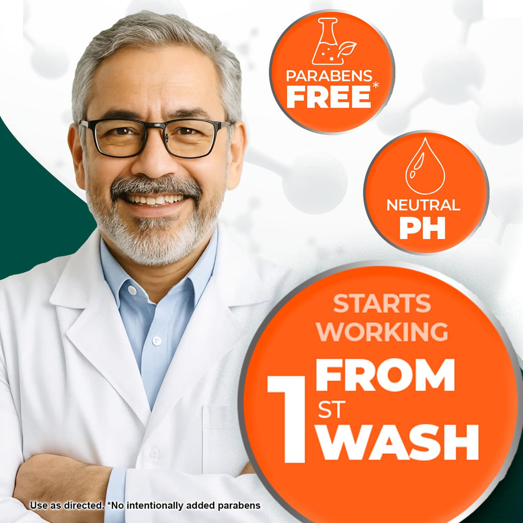 Medicasp Coal Tar Anti-Dandruff Shampoo - Starts Working from First Wash - 6 oz (3 Pack)