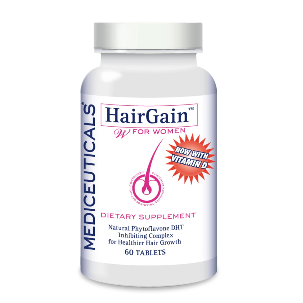 Mediceuticals Therapro HairGain: Natural Phytoflavone DHT-Inhibiting Complex for Hair Health (60 Tablets)