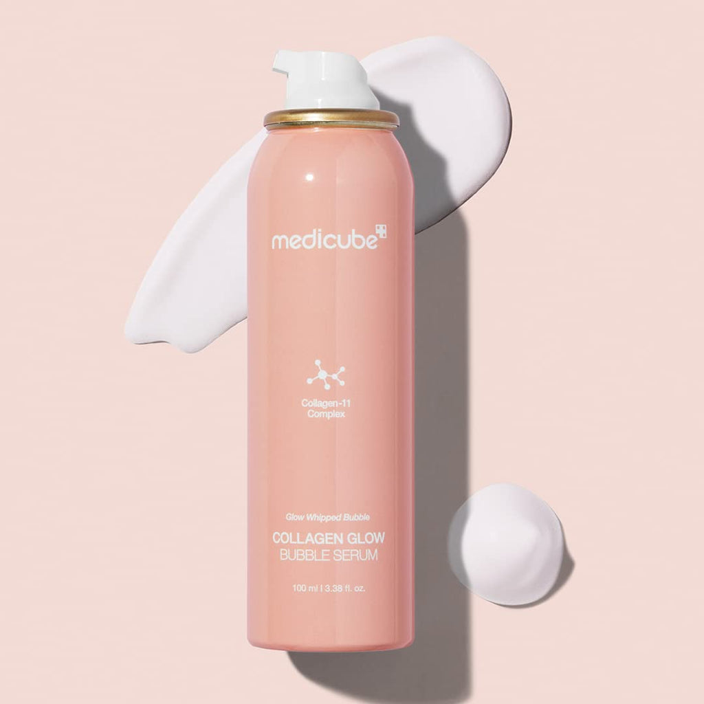 Medicube Collagen Glow Bubble Serum – Fast-Absorbing Bubble Serum for 24h Glow & Lift | Korean Skincare (3.38 fl oz)