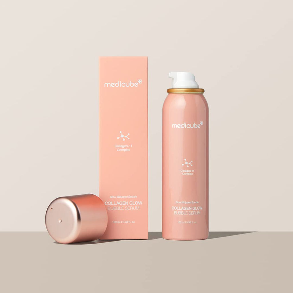 Medicube Collagen Glow Bubble Serum – Fast-Absorbing Bubble Serum for 24h Glow & Lift | Korean Skincare (3.38 fl oz)