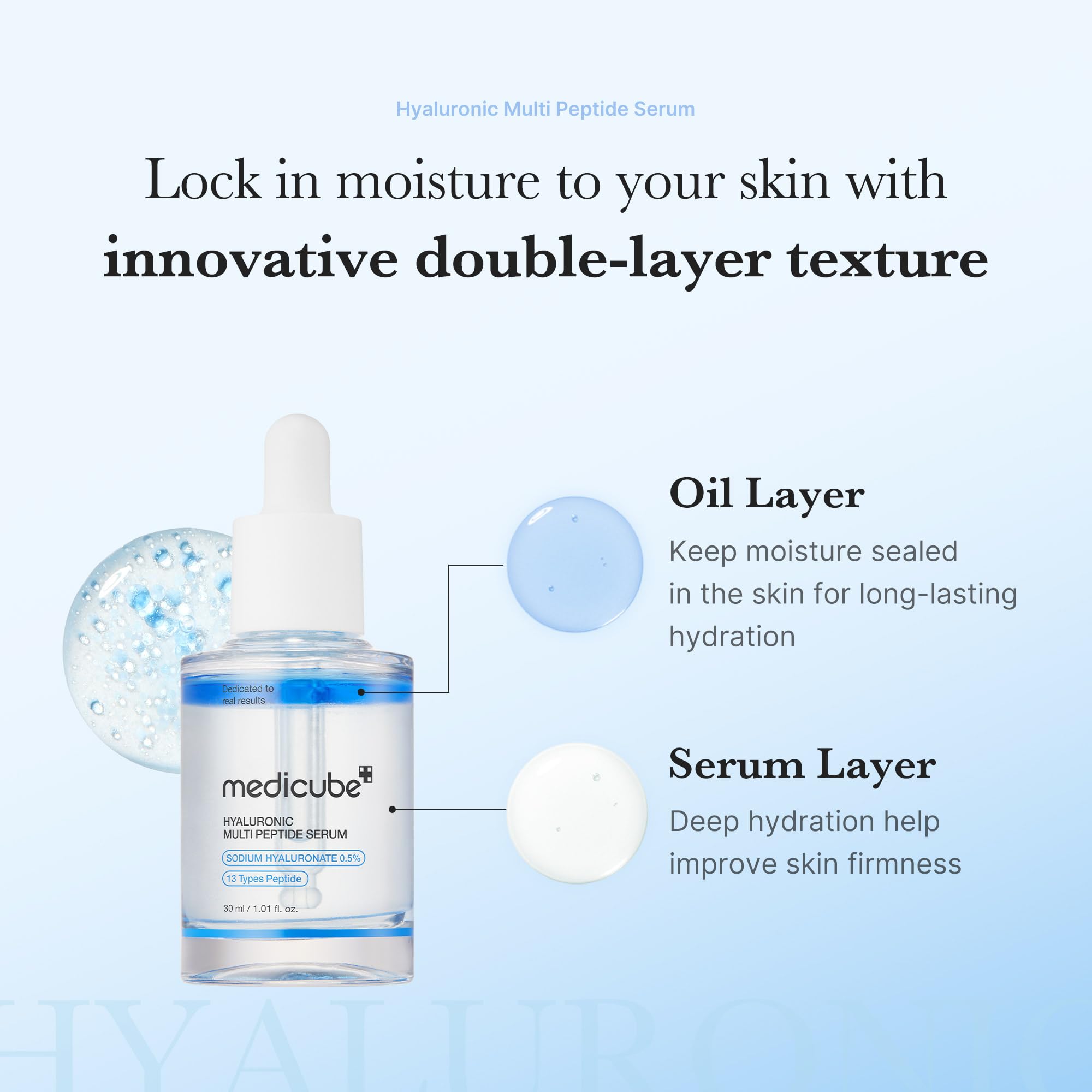 Medicube Hyaluronic Multi Peptide PDRN Serum – Lightweight Hydration & Glow (30ml)
