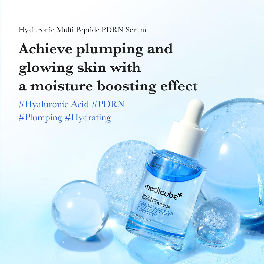 Medicube Hyaluronic Multi Peptide PDRN Serum – Lightweight Hydration & Glow (30ml)