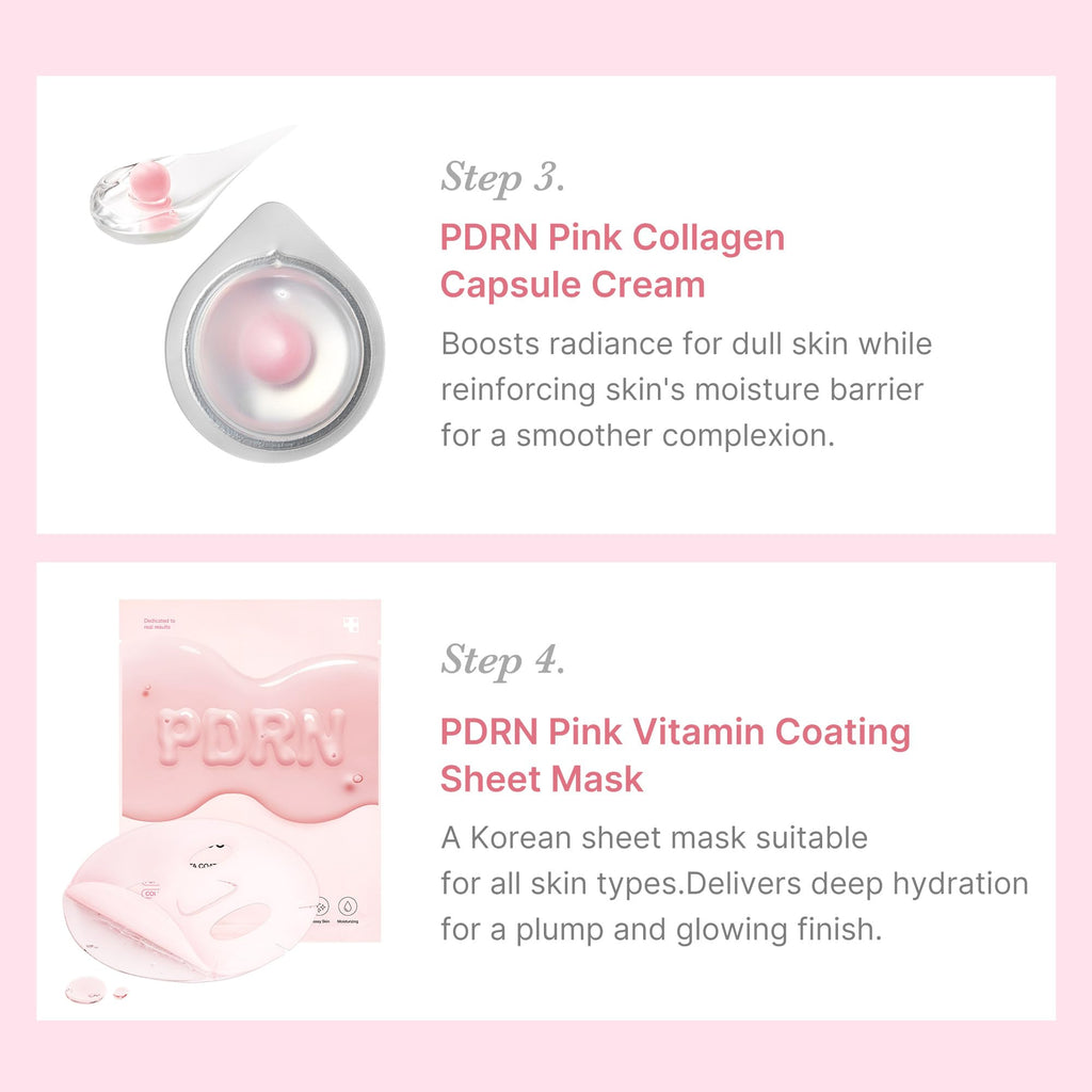 Medicube Salmon DNA PDRN Trial Kit – Glass Glow Mini Skincare Set with Toner, Serum & Sheet Mask