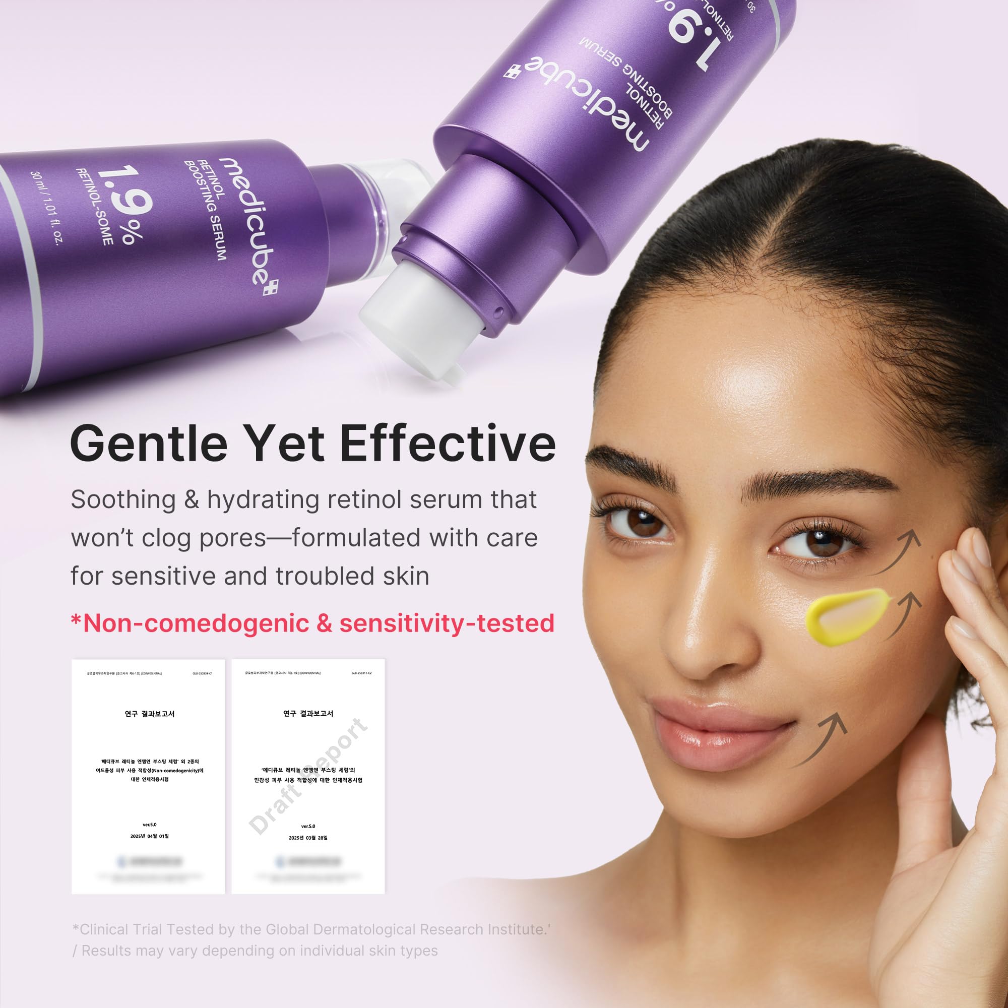 Medicube Retinol Boosting Serum – Intensive Firming, Hydration & Plumping with Retinol, Peptides & Vitamins | Pore Refining & Smooth Radiant Skin | Korean Skincare, 1.01 fl oz