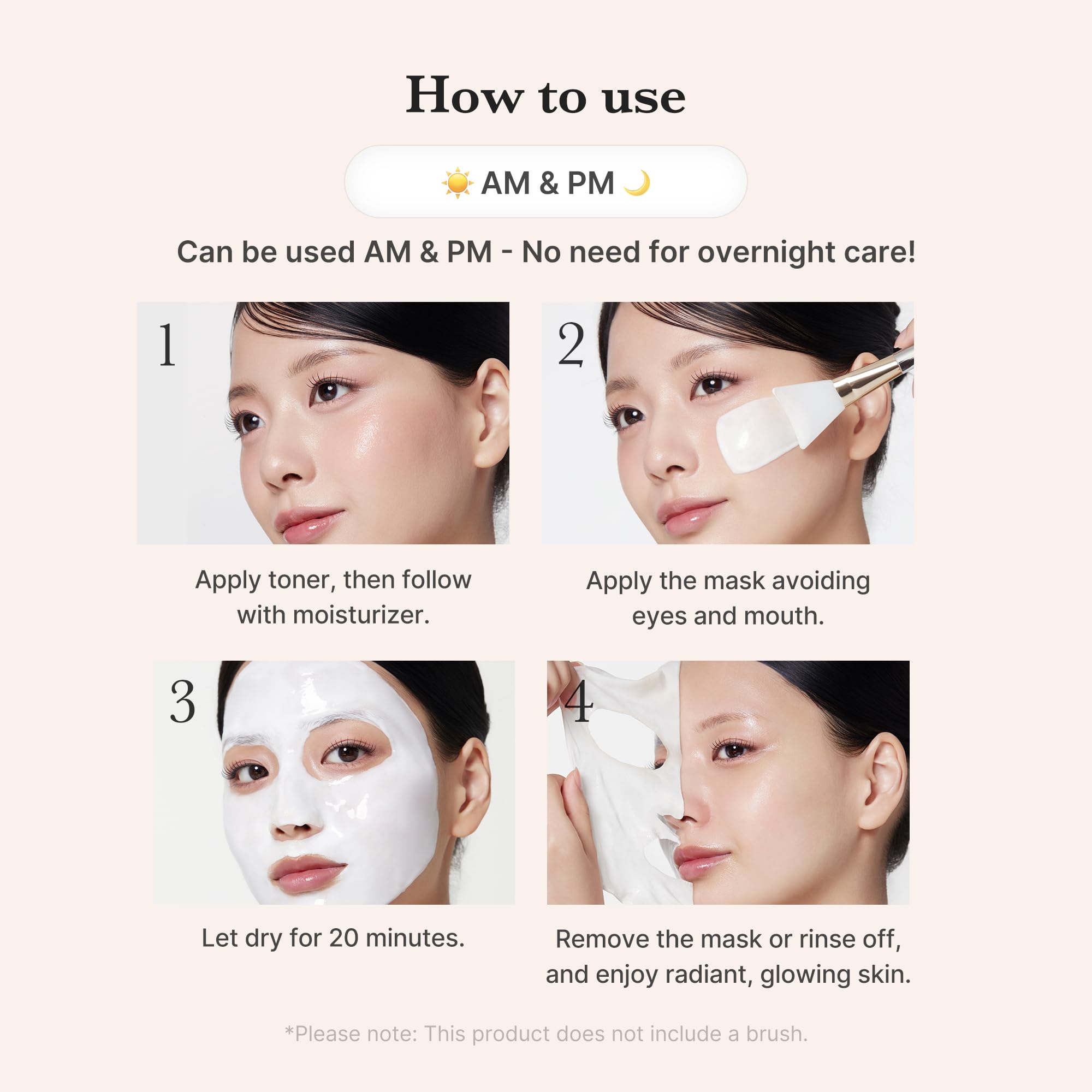 Medicube Wrapping Mask Collagen Peel Off – Milky Glow, Glutathione & Niacinamide, 2.53 oz