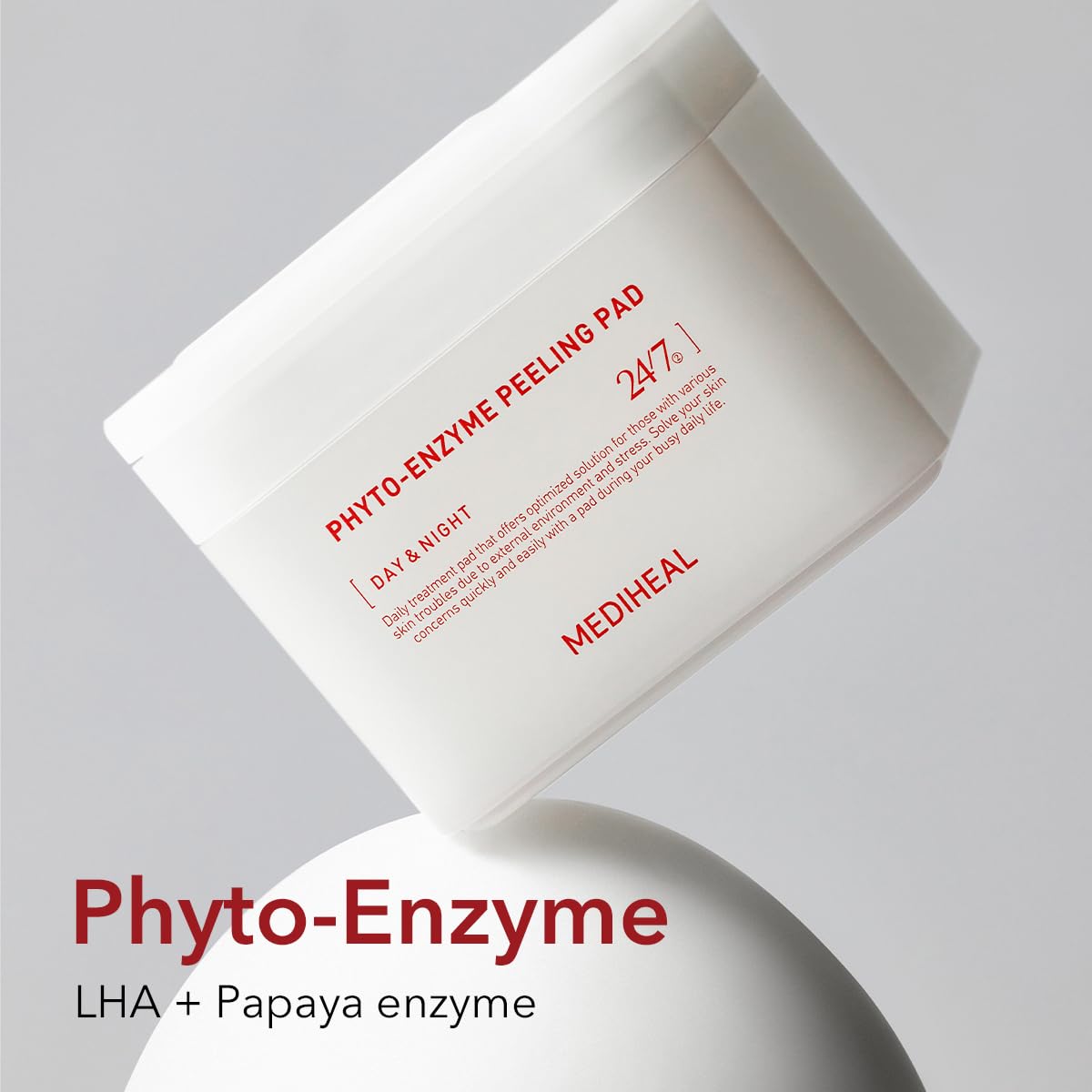 Mediheal Phyto Enzyme Peeling Pad Refill – Vegan LHA + Papaya Exfoliating Pads (90)
