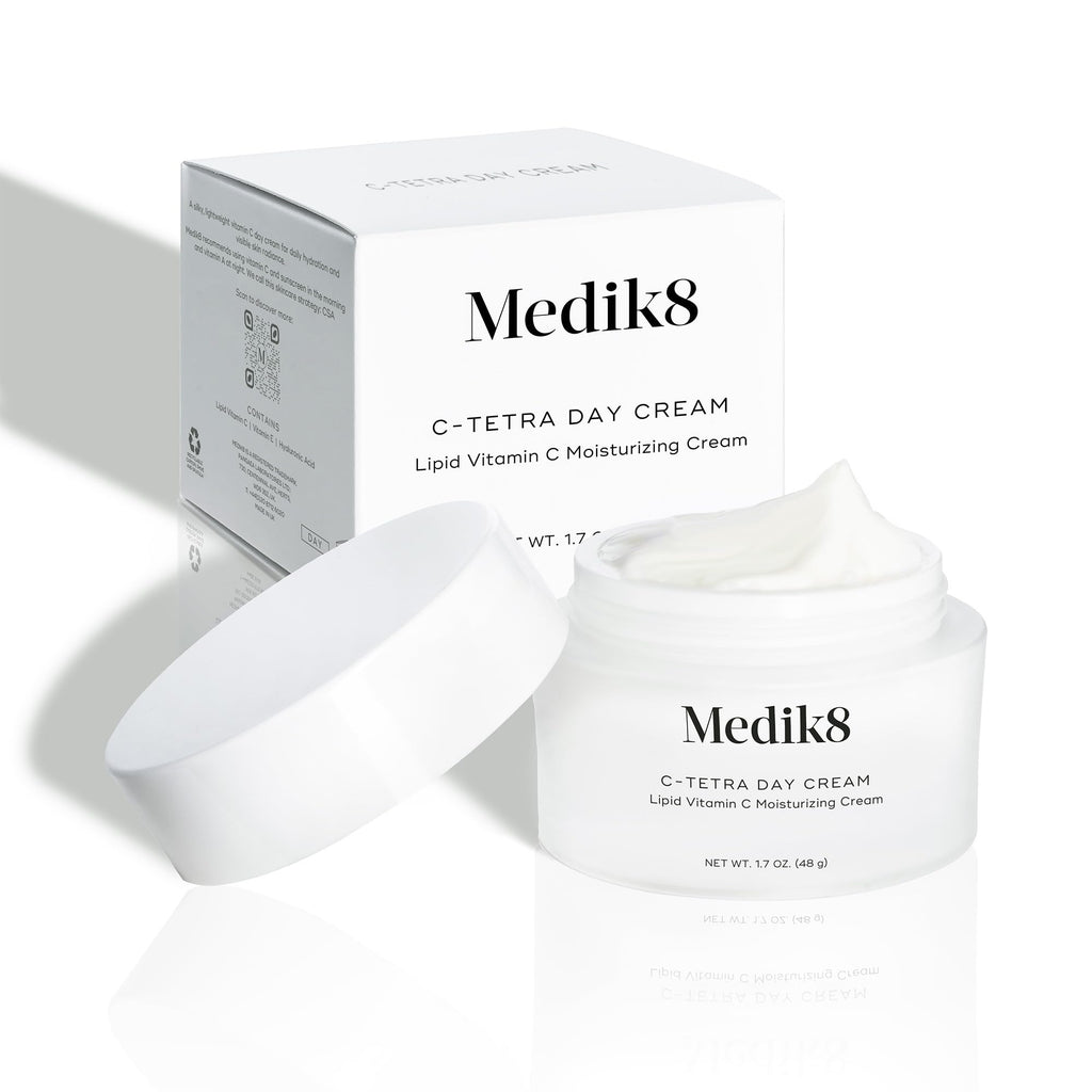 Medik8 C-Tetra Day Cream – Lipid Vitamin C Hydrating Face Moisturizer (1.7 oz)