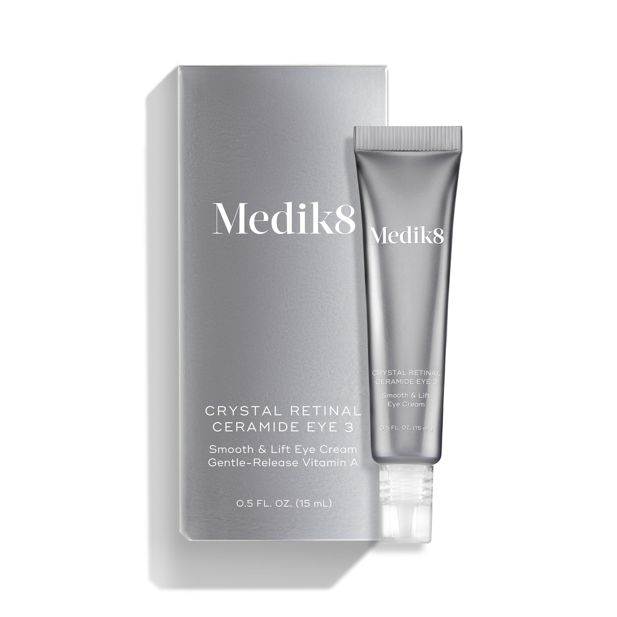 Medik8 Crystal Retinal Ceramide Eye 3 – Lifting Eye Cream with Vitamin A for Delicate Skin