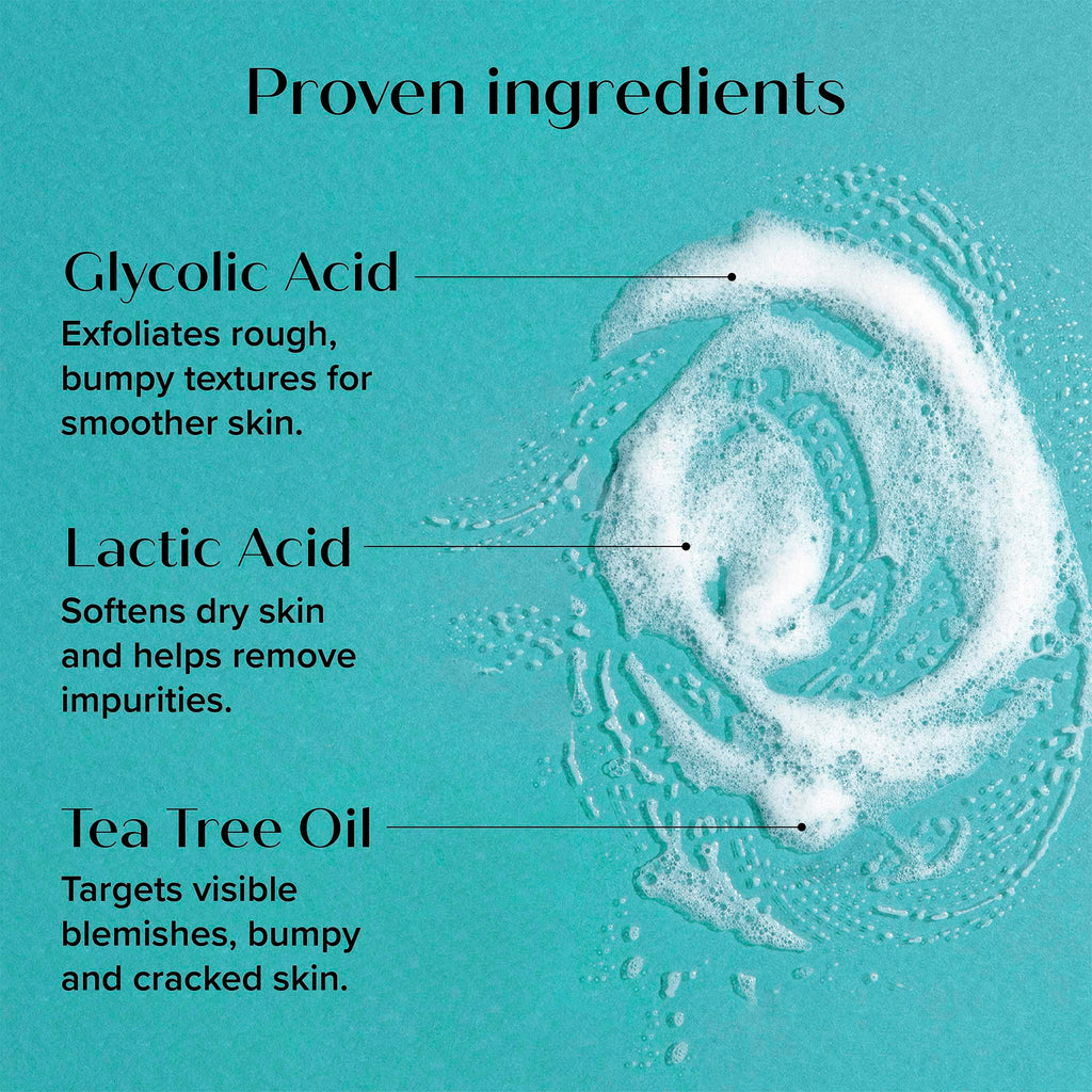 Medix 5.5 Exfoliating AHA Glycolic Face & Body Wash + Hyaluronic Acid Body Cream 2-Piece Set
