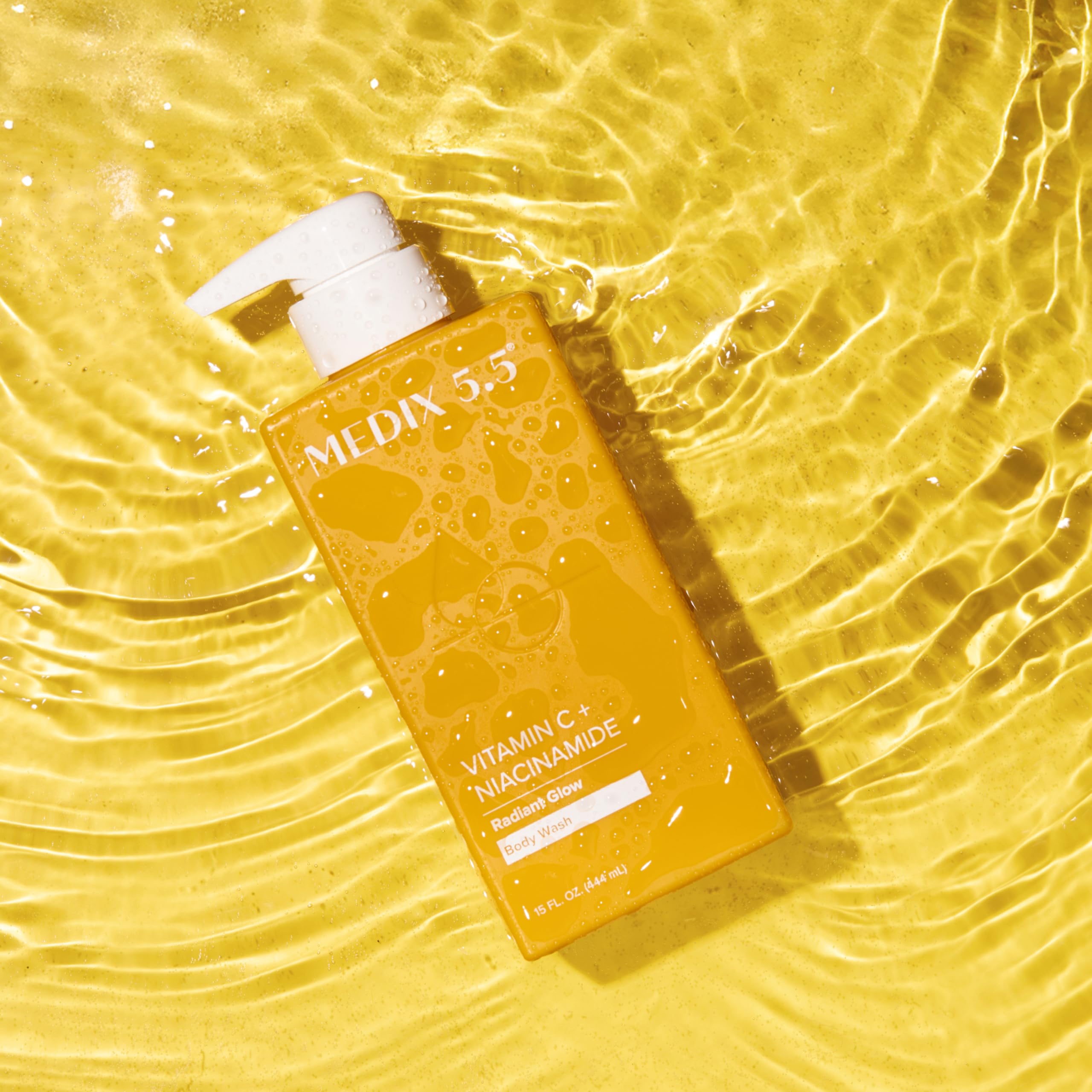 Medix 5.5 Radiant Glow Vitamin C Body Wash with Niacinamide | Citrus Scented | 2-Pack