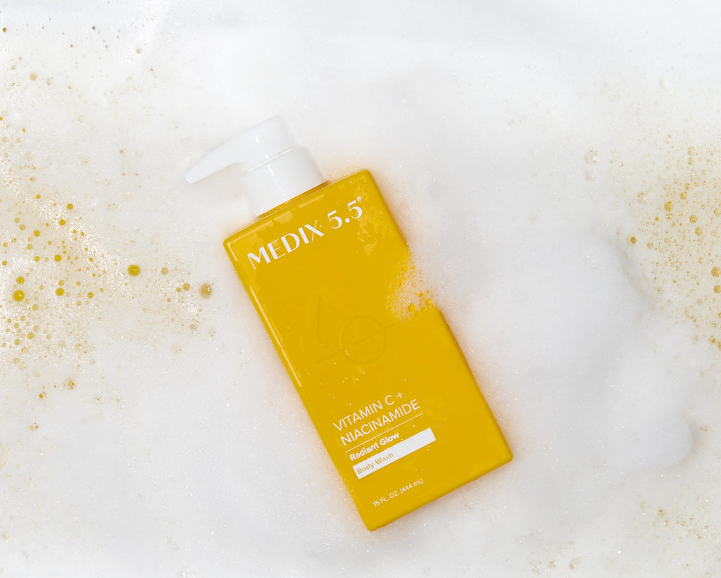 Medix 5.5 Radiant Glow Vitamin C Body Wash with Niacinamide | Citrus Scented | 2-Pack