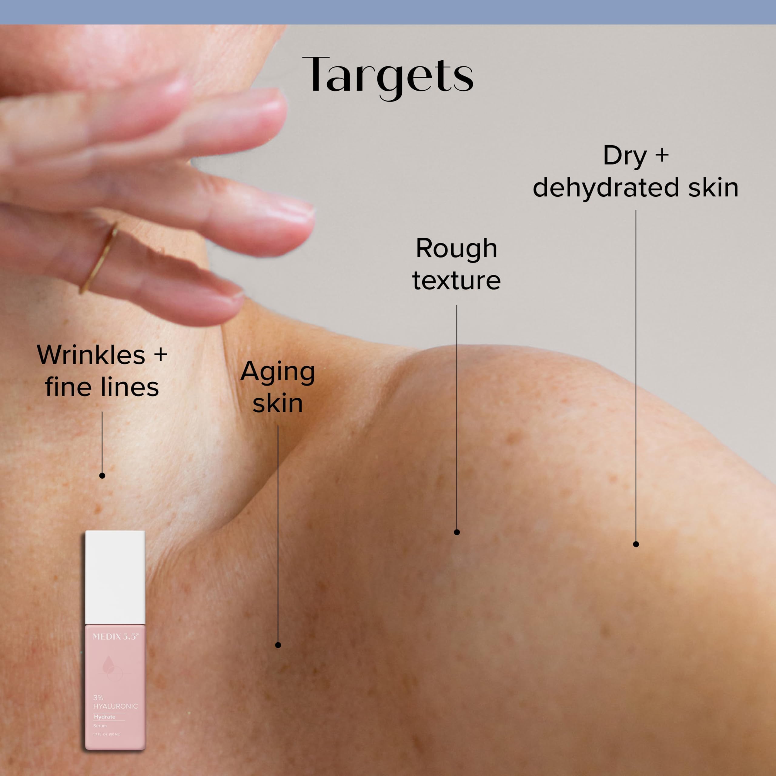 Medix 5.5 3% Hyaluronic Acid Hydrating Gel Booster – Dry Skin, 2-Pack
