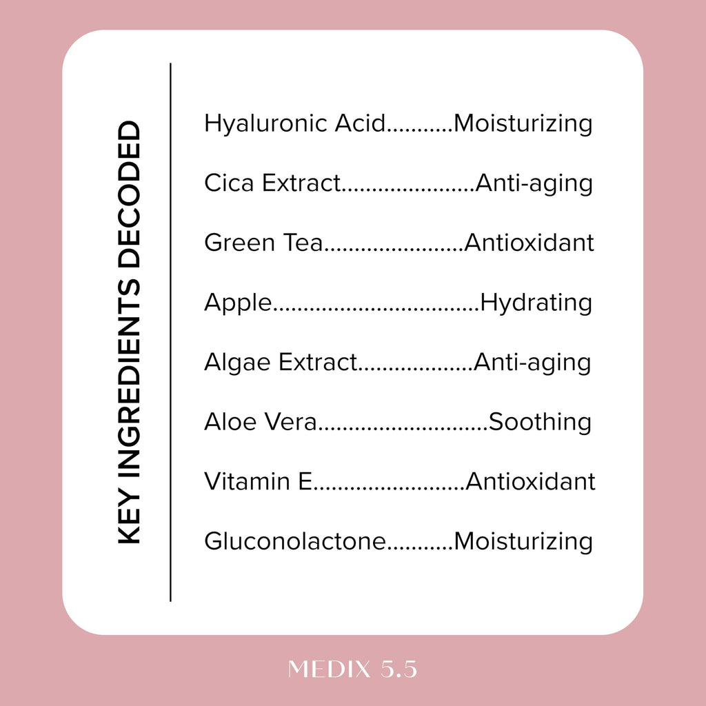 Medix 5.5 3% Hyaluronic Acid Hydrating Gel Booster – Dry Skin, 2-Pack