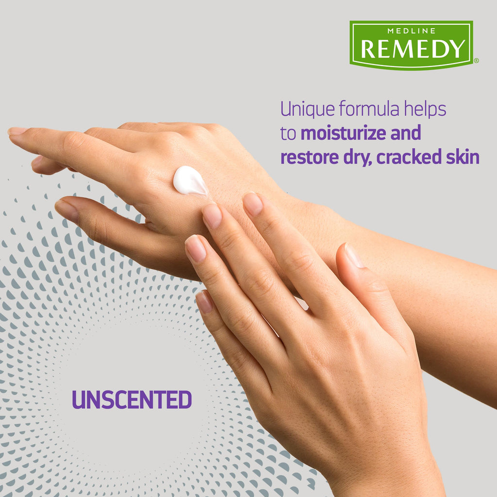 Medline Remedy Specialized Skin Cream Unscented (2 oz) | 1.5% Dimethicone Moisturizer for Dry & Sensitive Skin