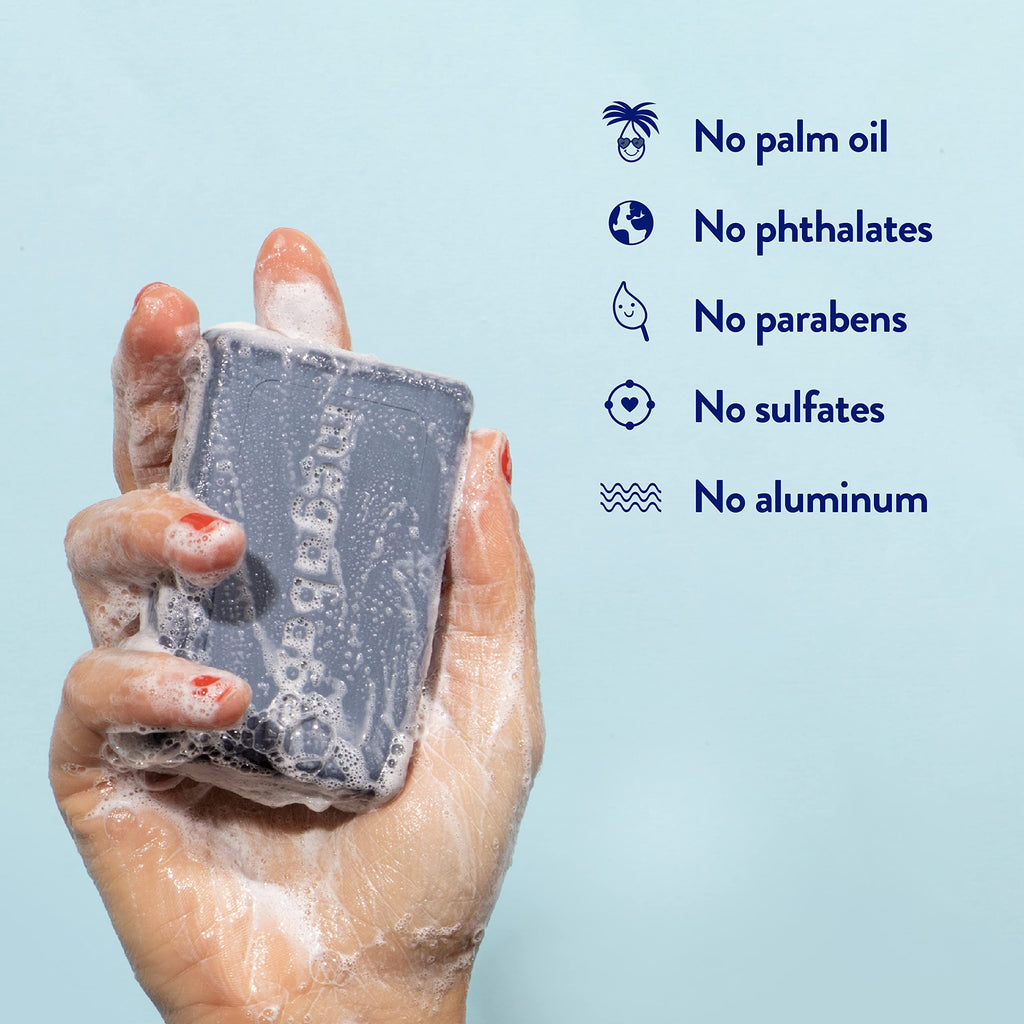 Megababe Space Bar Underarm Soap – Charcoal Detox for Odor Control | 4.5 oz (Pack of 2)
