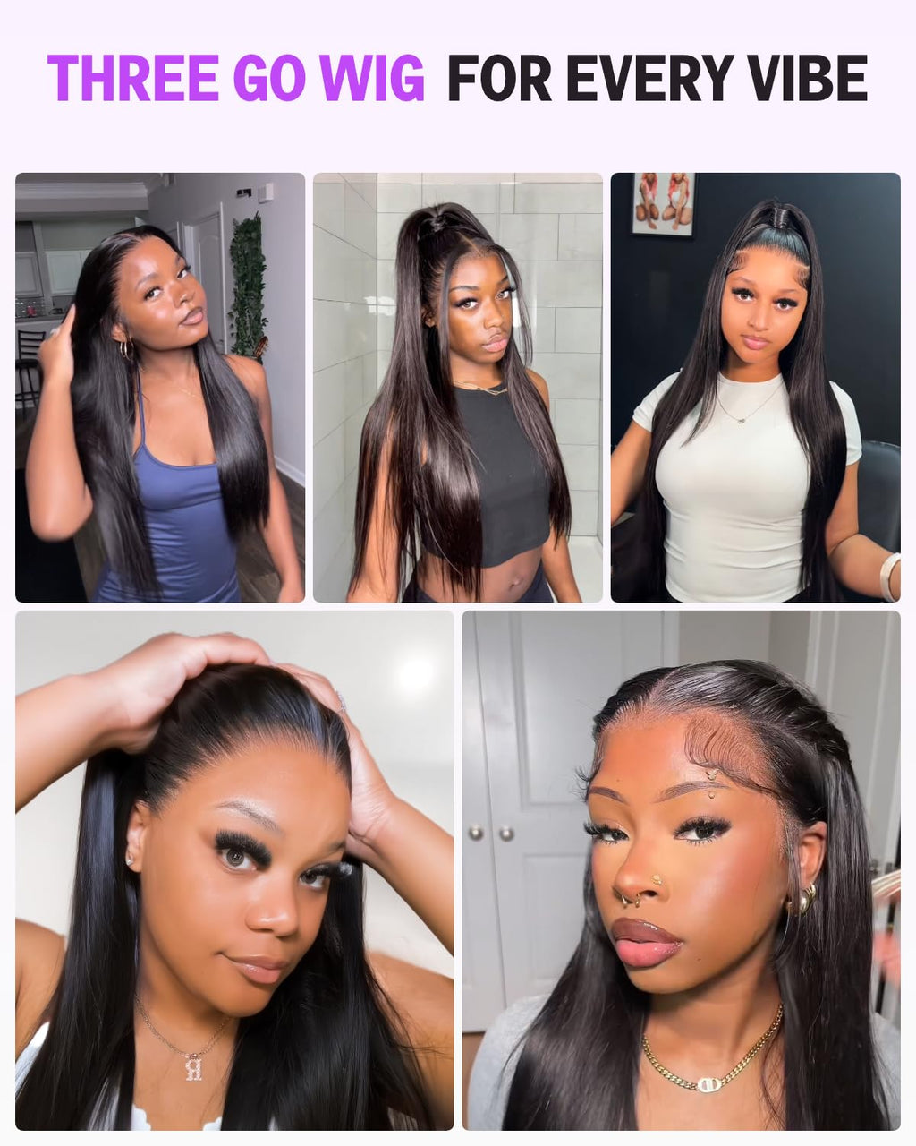 Megalook Hair Drawstring Glueless 13x6 Lace Front Wig - 18-Inch, 220% Density, Human Hair