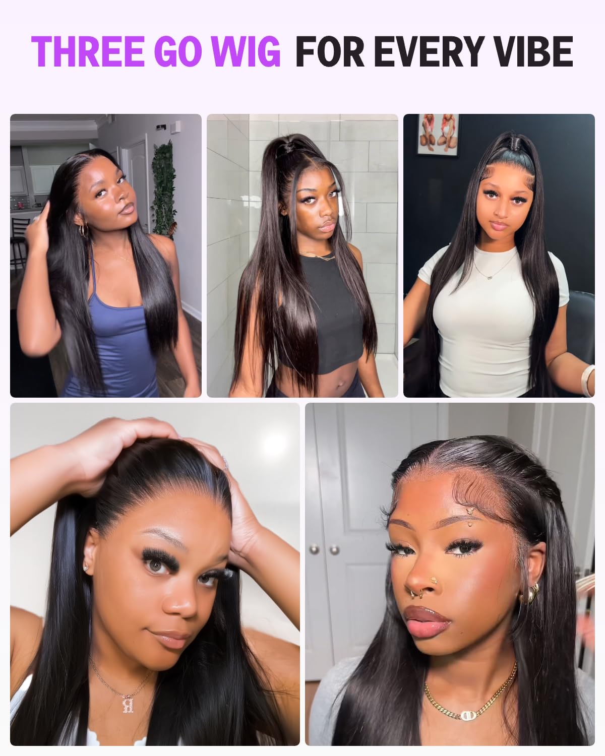 Megalook Hair Drawstring Glueless 13x6 Lace Front Wig - 18-Inch, 220% Density, Human Hair