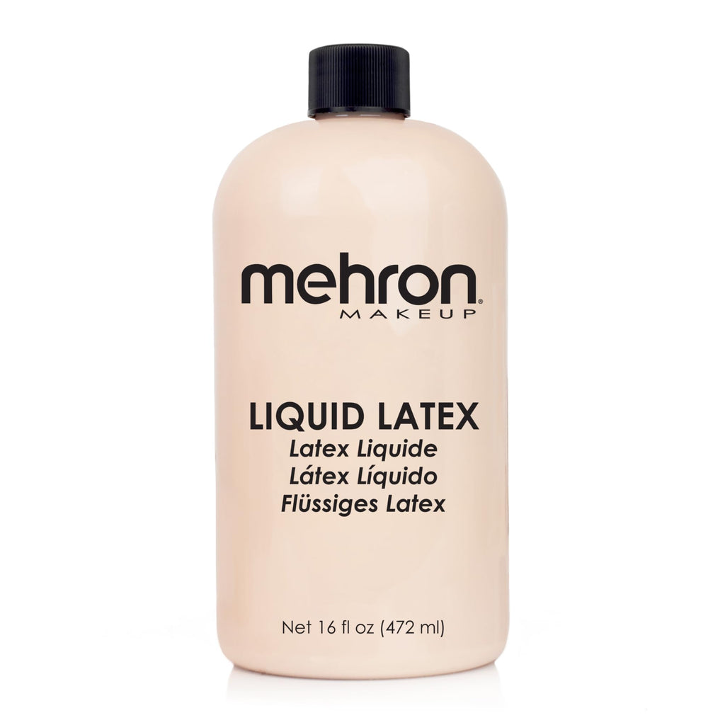 Mehron Liquid Latex (16 oz) – Light Flesh | Professional FX Adhesive & 3D Effects
