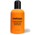 Mehron Liquid Makeup Orange – Pro Face & Body Paint, Airbrush Ready, 4.5 oz