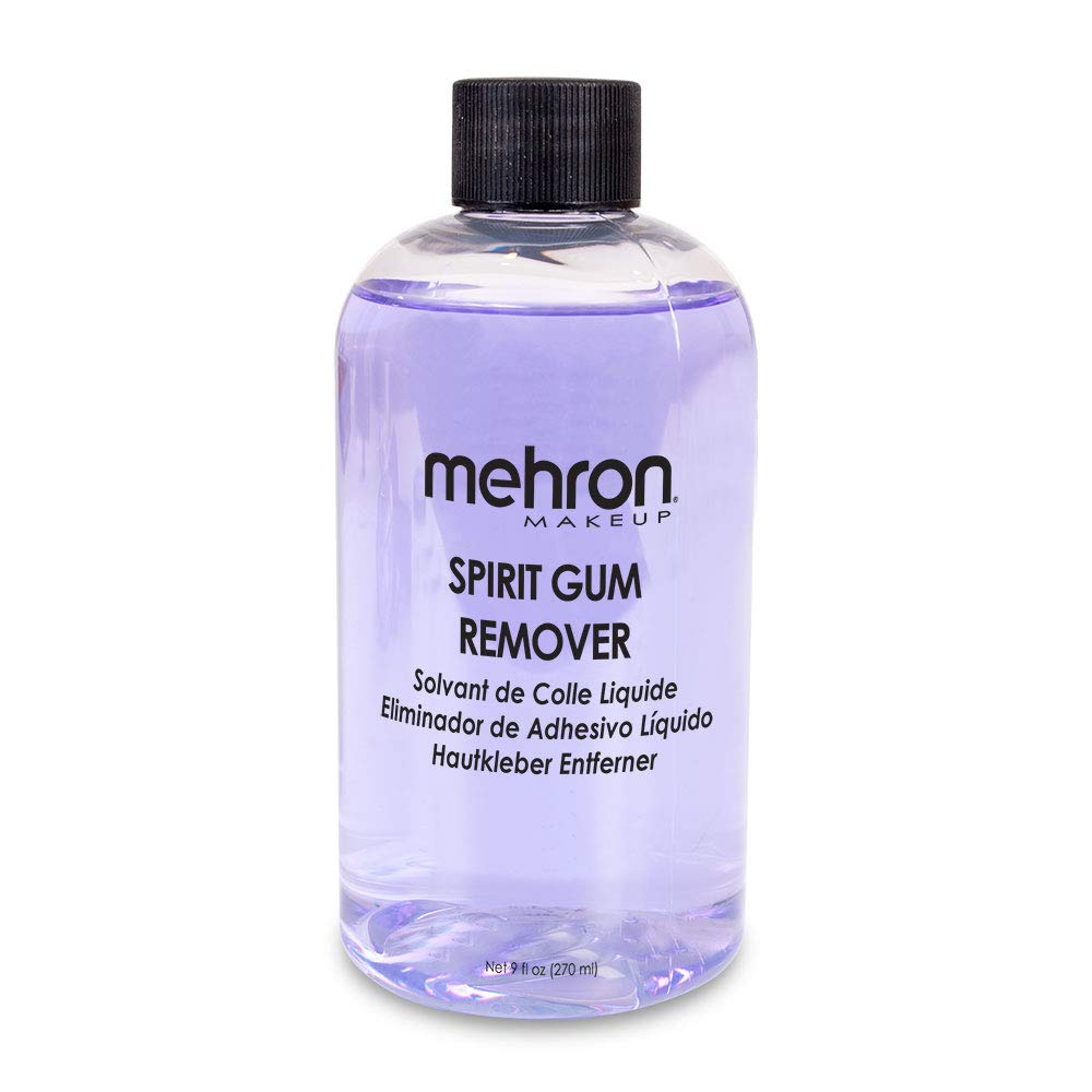 Mehron Spirit Gum Remover – SFX Makeup Adhesive Remover, 9 fl oz (266 ml) Pack of 2