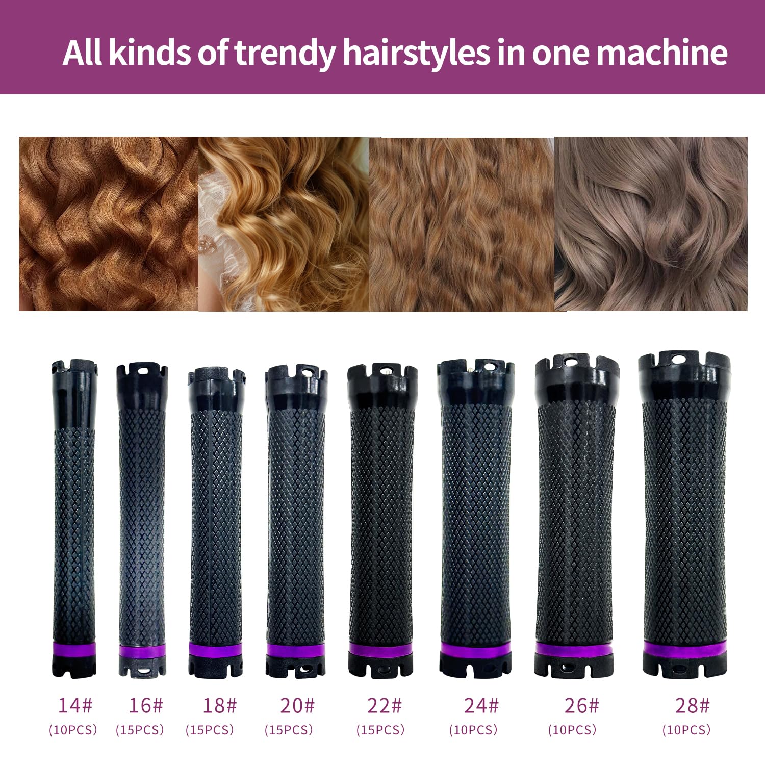 Meizhouhu Digital Hair Perm Machine with LCD Display – Salon-Grade Curler
