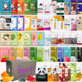 Meleell 55-Pack Collagen Face Masks – Variety Sheet Masks Gift Box for Women, Teens & Spa Lovers