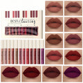 Melemando 12PCS Matte Liquid Lipstick Set – Non-Stick, Long-Lasting Velvet Finish (Set 01)