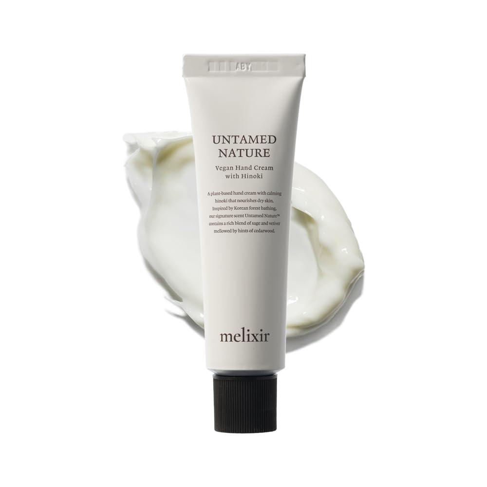 Melixir Vegan Hand Cream – Untamed Nature, Calming Forest Scent, 50 ml