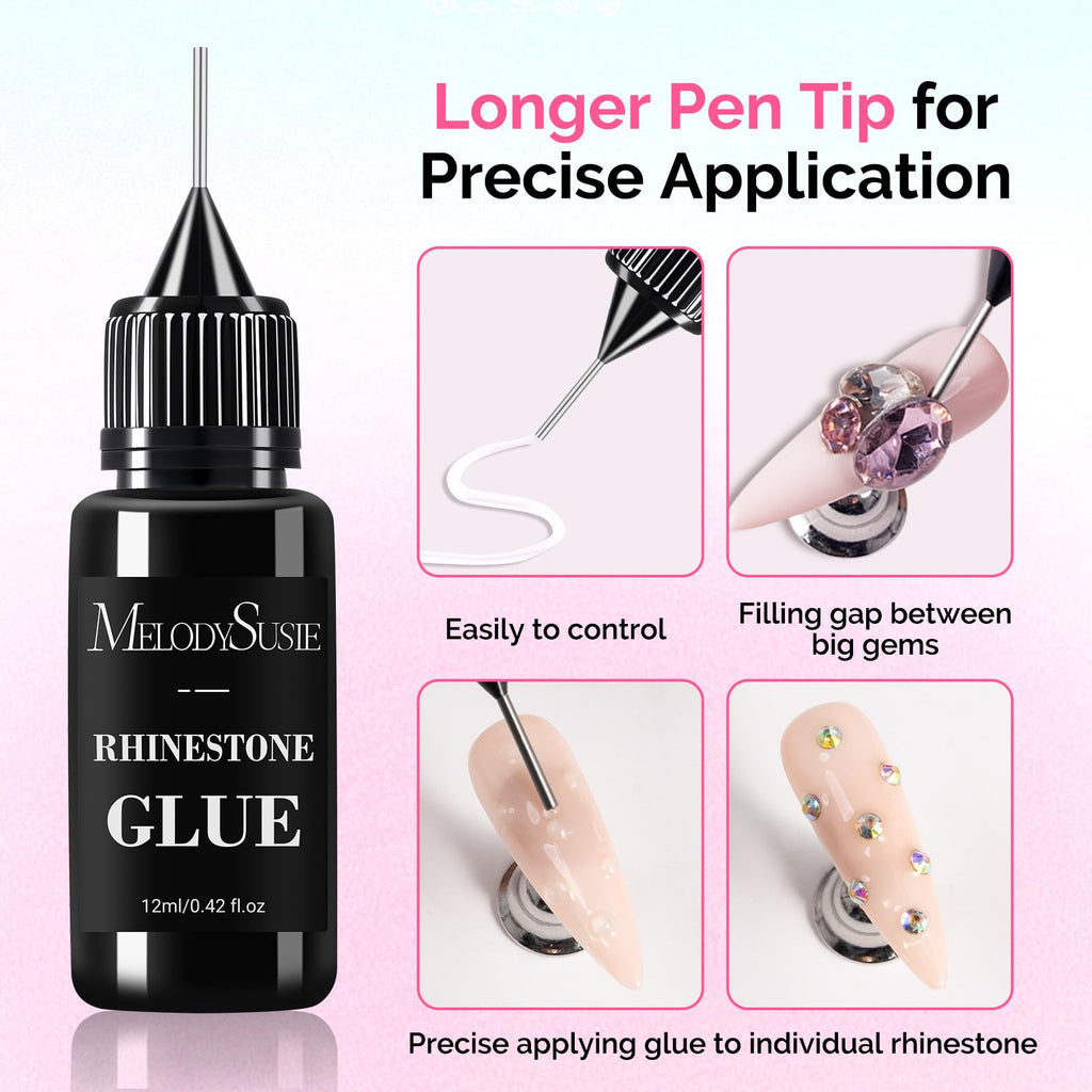 MelodySusie ART01R Handheld UV Light – Cordless Gel Nail Lamp with LCD Display