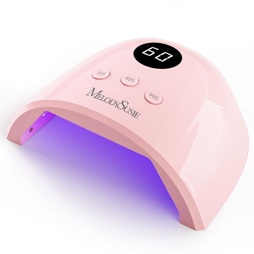 MelodySusie P-Plus30F Compact UV LED Nail Lamp – 36W, Auto Sensor, 3 Timers for Fast Gel Curing