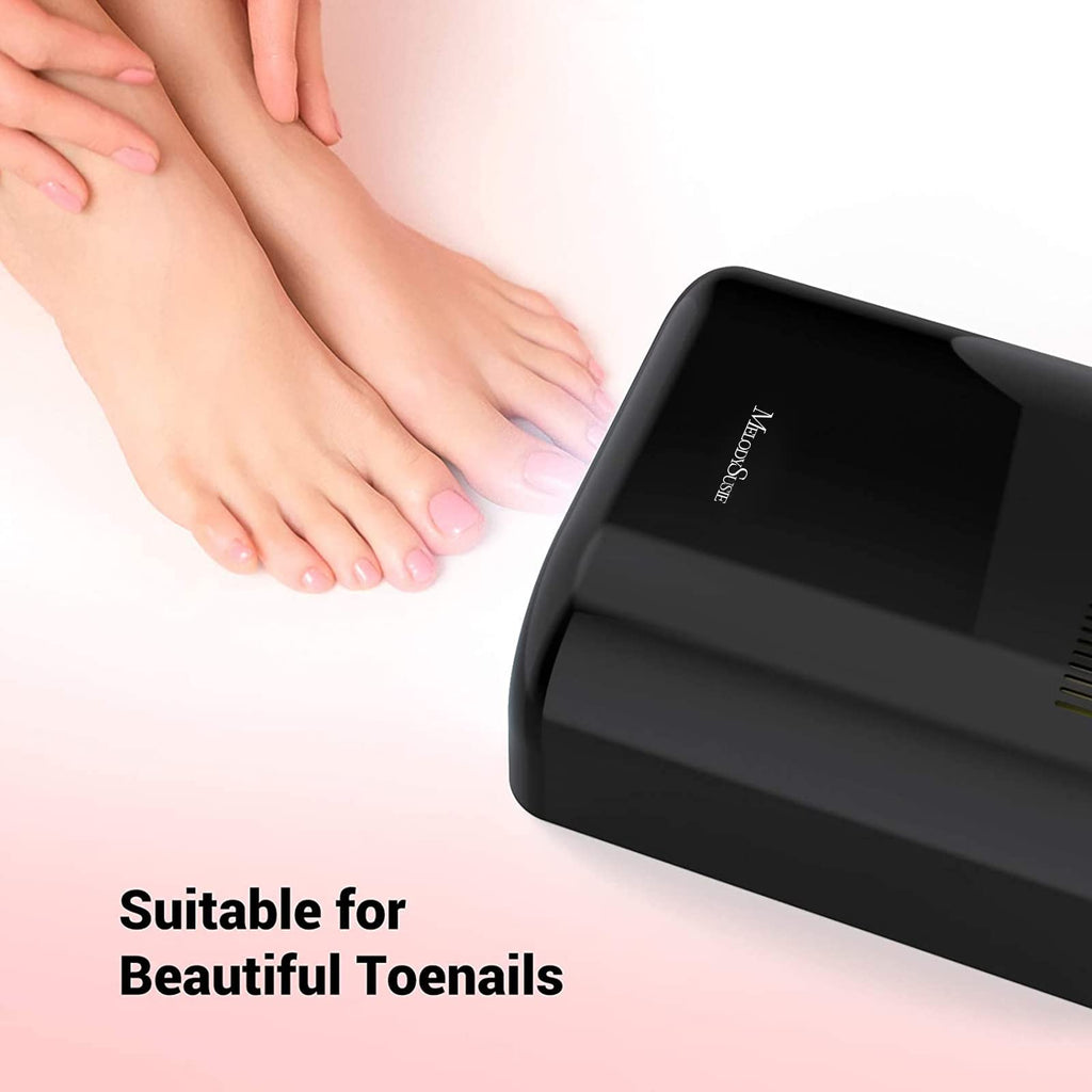 MelodySusie S-Pro04 UV Nail Lamp – 36W, 4 Tubes, Detachable Metal Base