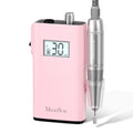 MelodySusie SC320H Nail Drill – 0-30000 RPM Cordless E-File with LCD Display for Training, Home Manicure & Gel Removal