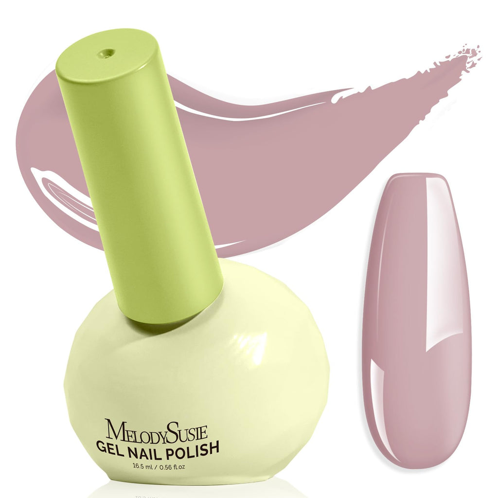 MelodySusie Highly Pigmented Gel Nail Polish – 0.56 fl oz, Plant-Based 3-Free, Tilt-and-Stand Bottle