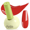 MelodySusie Highly Pigmented Gel Nail Polish – Tilt Bottle, Plant-Based Formula, 16.5 ml, TPO & HEMA Free, Red Gel Polish