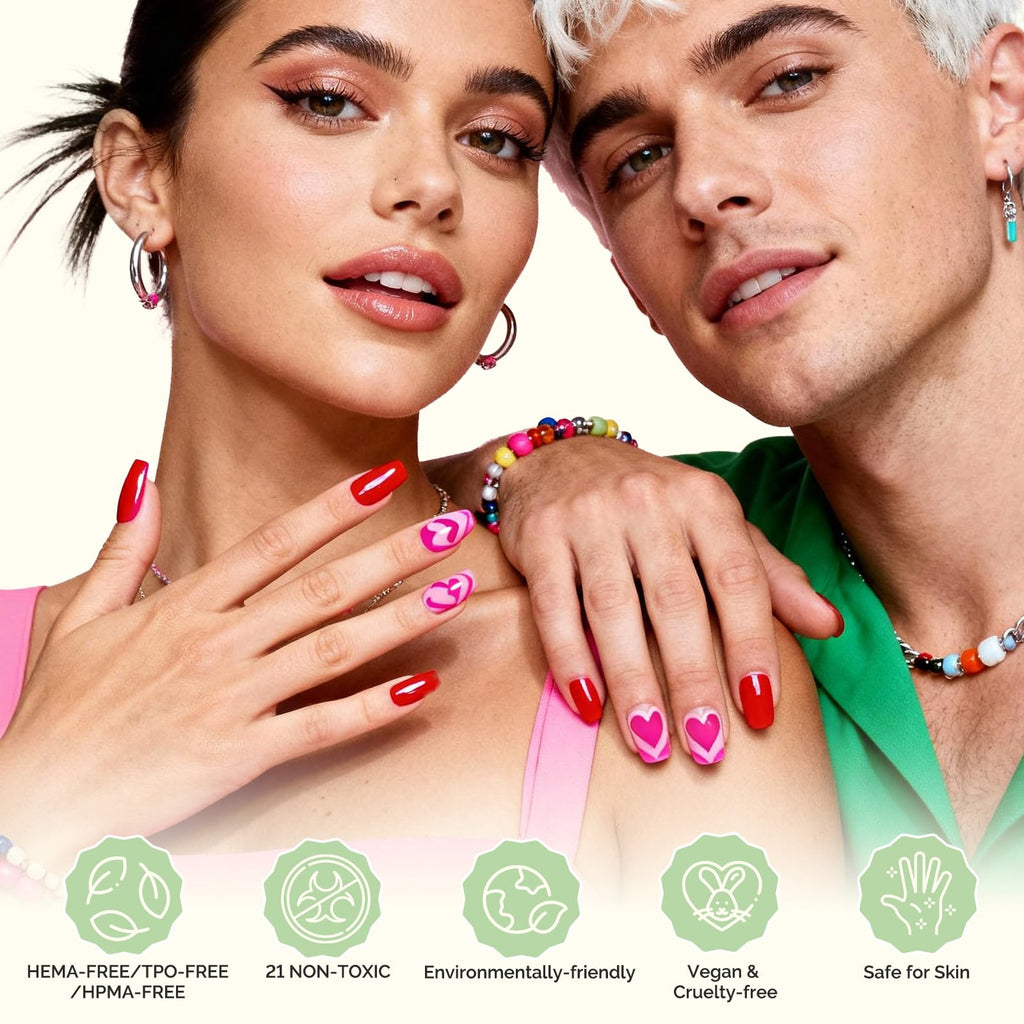 MelodySusie Highly Pigmented Gel Nail Polish – 0.56 fl oz, Plant-Based 3-Free, Tilt-and-Stand Bottle