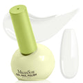 MelodySusie White Gel Nail Polish – 0.56 fl oz, Tilt Bottle, Plant-Based & 3-Free (TPO/HEMA/HPMA)