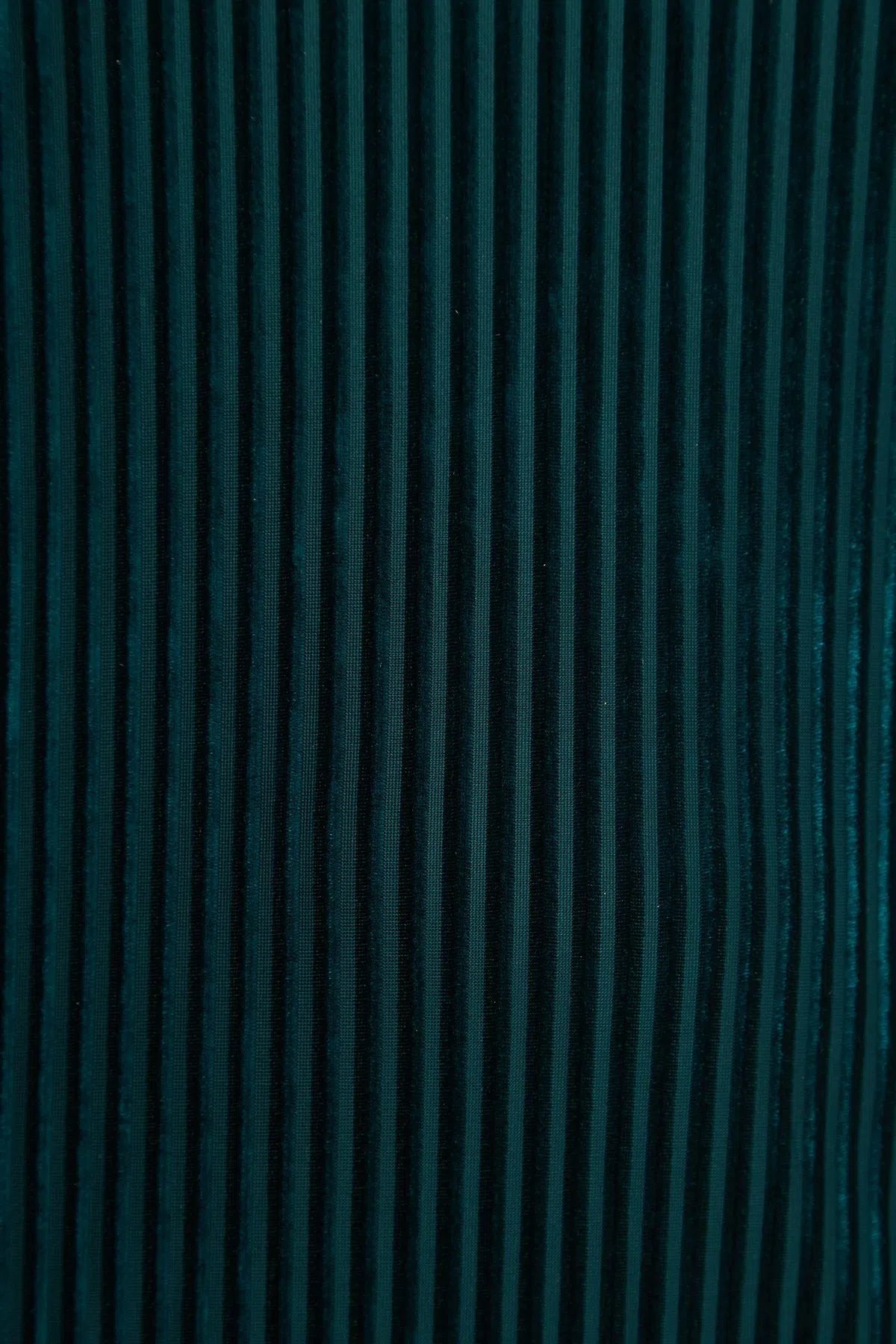 Louche Meloe Velvet Stripe Tiered Mini Dress