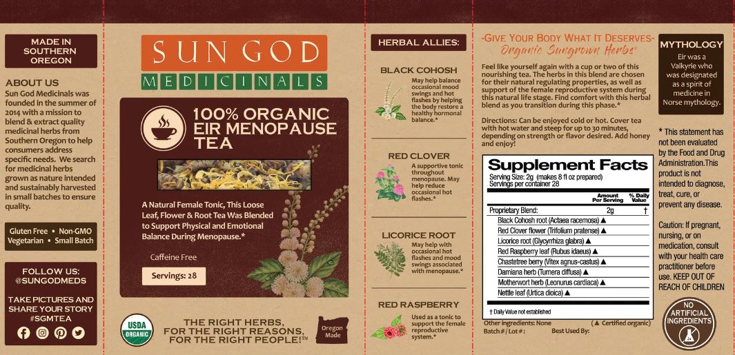 Organic Menopause Herbal Tea with 10 FREE Tea Bags