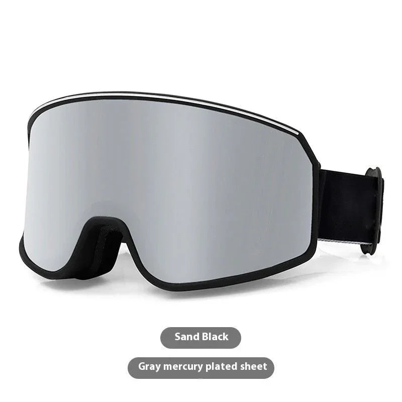 Men's & Women's Outdoor Ski Goggles with Anti-Fog, Windproof & Double Layer Protection