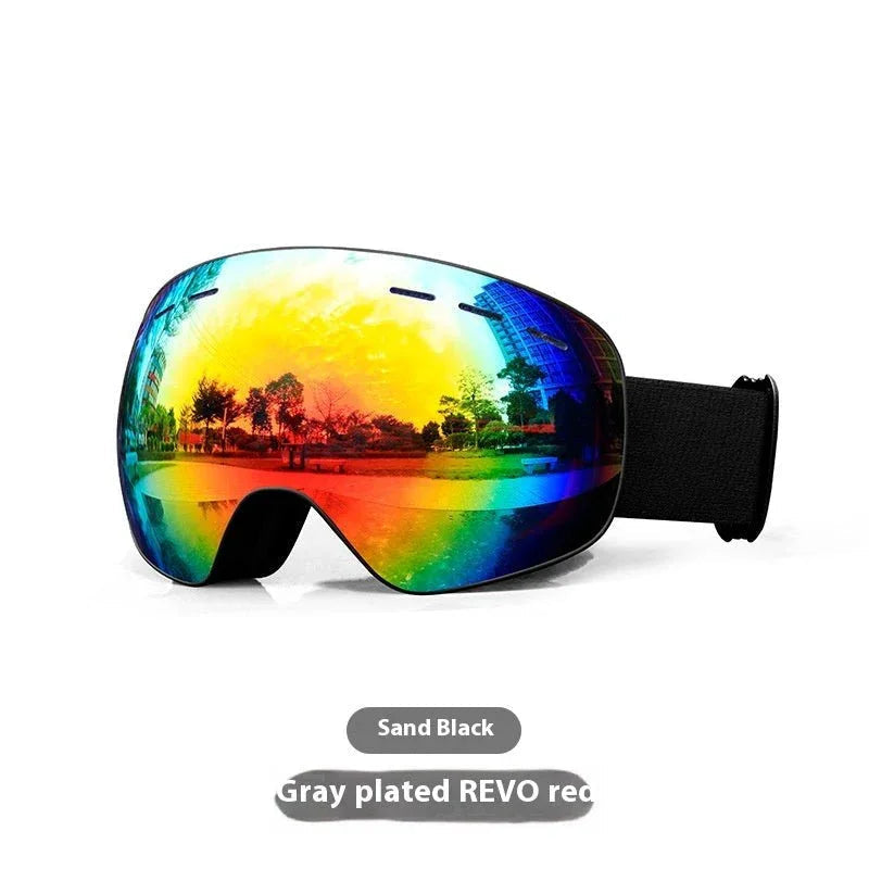 Men's & Women's Outdoor Ski Goggles with Anti-Fog, Windproof & Double Layer Protection