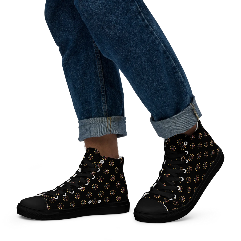 Tao Sun Men's High Top Canvas Shoes